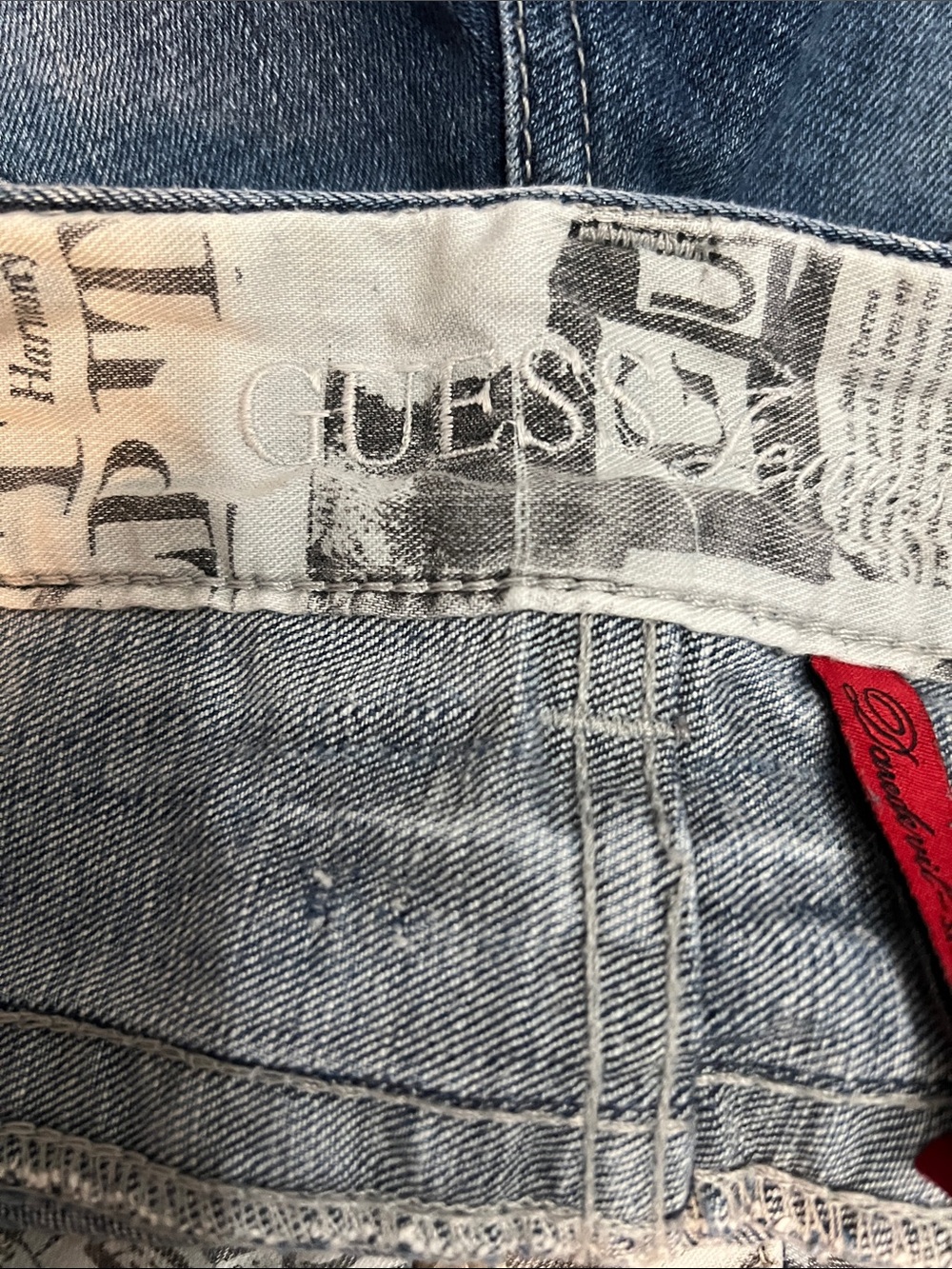 Guess Light Blue Skinny Jeans - Faded Denim - Picture 8 of 8